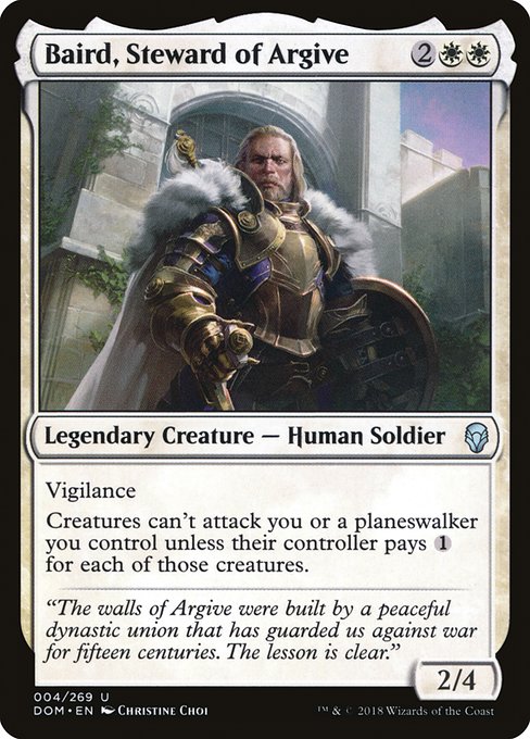 Magic the Gathering Card - Baird, Steward of Argive - MTG Circle