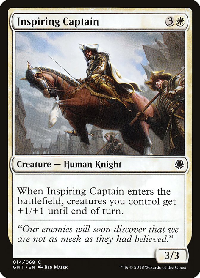 Magic the Gathering Card - Inspiring Captain - MTG Circle