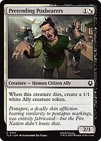 Magic the Gathering Card - Pretending Poxbearers - MTG Circle