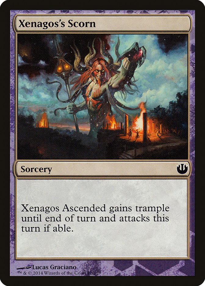 Magic the Gathering Card - Xenagos's Scorn - MTG Circle