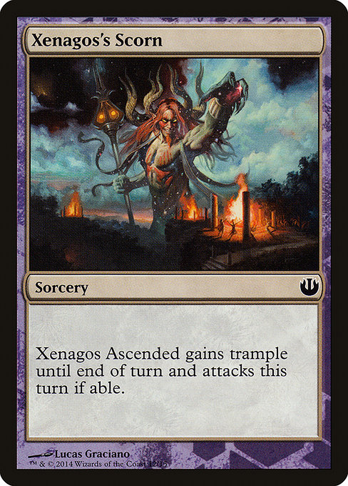Magic the Gathering Card - Xenagos's Scorn - MTG Circle