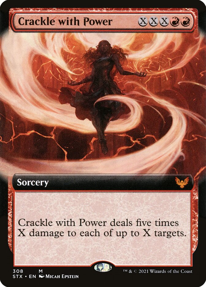 Magic the Gathering Card - Crackle with Power - MTG Circle