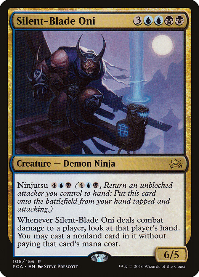 Magic the Gathering Card - Silent-Blade Oni - MTG Circle