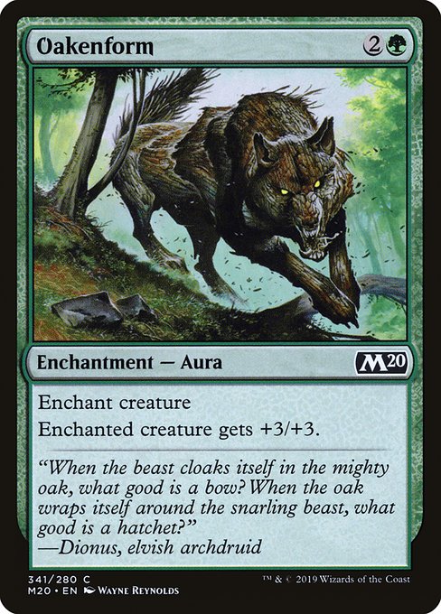 Magic the Gathering Card - Oakenform - MTG Circle