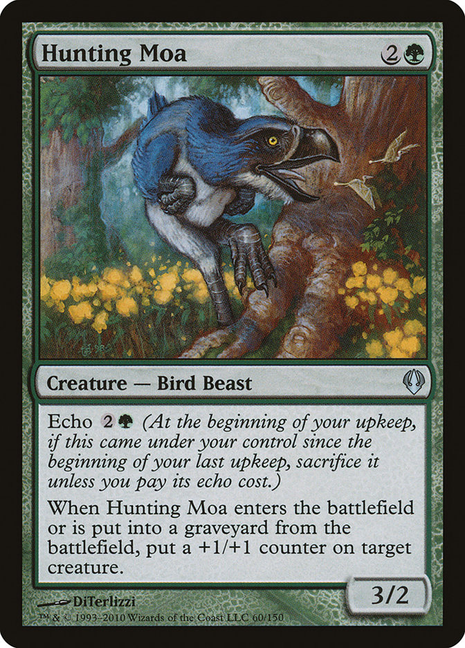 Magic the Gathering Card - Hunting Moa - MTG Circle