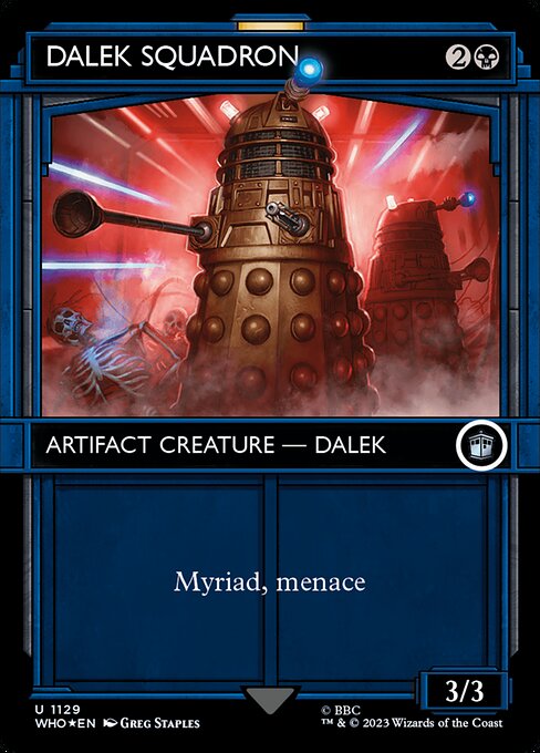 Magic the Gathering Card - Dalek Squadron - MTG Circle