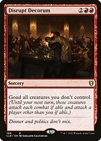 Magic the Gathering Card - Disrupt Decorum - MTG Circle