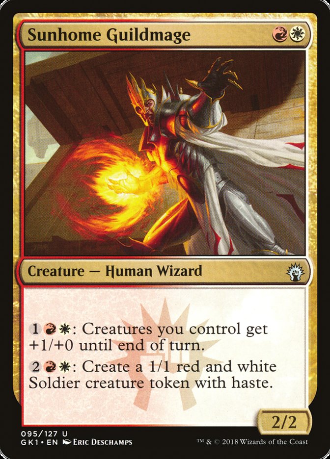 Magic the Gathering Card - Sunhome Guildmage - MTG Circle