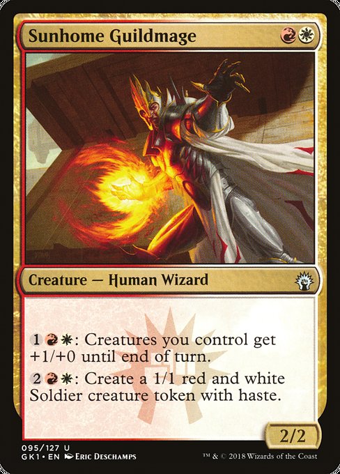 Magic the Gathering Card - Sunhome Guildmage - MTG Circle