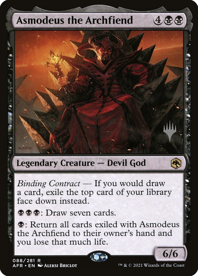 Magic the Gathering Card - Asmodeus the Archfiend - MTG Circle