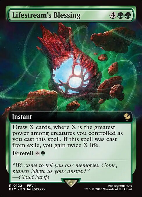 Magic the Gathering Card - Lifestream's Blessing - MTG Circle