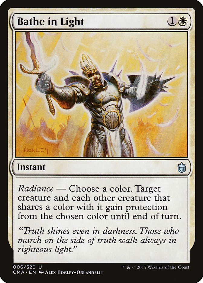 Magic the Gathering Card - Bathe in Light - MTG Circle