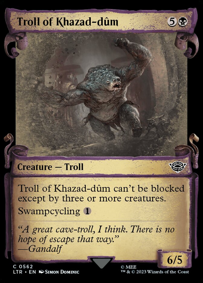 Magic the Gathering Card - Troll of Khazad-dûm - MTG Circle