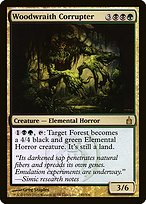 Magic the Gathering Card - Woodwraith Corrupter - MTG Circle