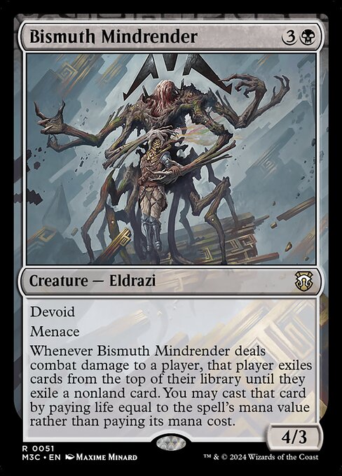 Magic the Gathering Card - Bismuth Mindrender - MTG Circle