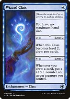 Magic the Gathering Card - Wizard Class - MTG Circle