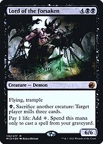 Magic the Gathering Card - Lord of the Forsaken - MTG Circle