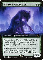 Magic the Gathering Card - Werewolf Pack Leader - MTG Circle