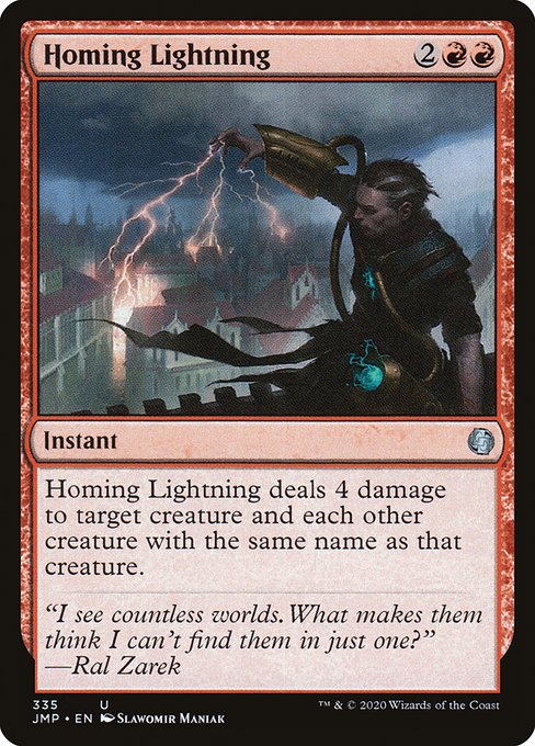 Magic the Gathering Card - Homing Lightning - MTG Circle