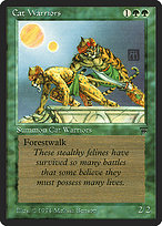 Magic the Gathering Card - Cat Warriors - MTG Circle