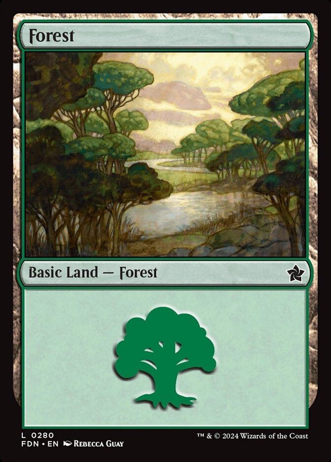 Magic the Gathering Card - Forest - MTG Circle