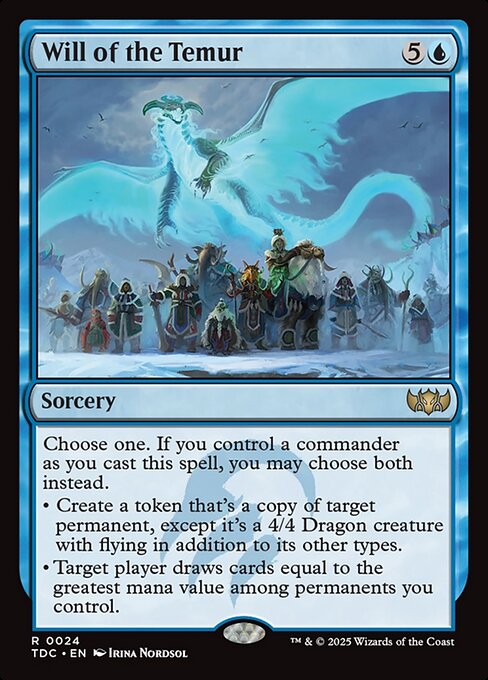 Magic the Gathering Card - Will of the Temur - MTG Circle