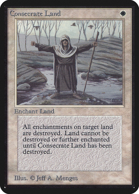 Magic the Gathering Card - Consecrate Land - MTG Circle