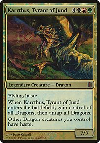 Magic the Gathering Card - Karrthus, Tyrant of Jund - MTG Circle