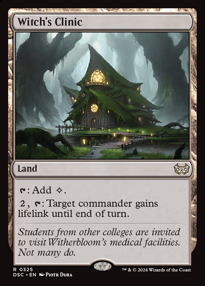 Magic the Gathering Card - Witch's Clinic - MTG Circle