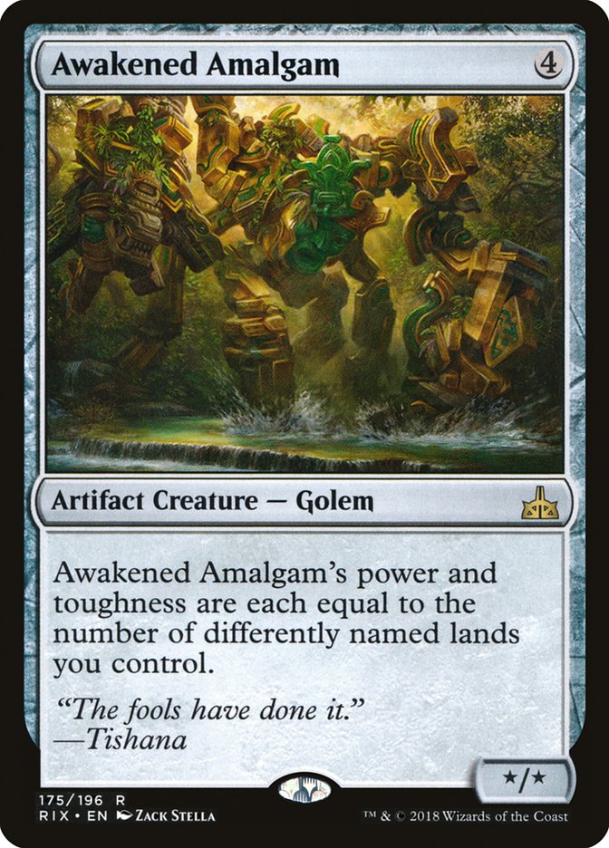 Magic the Gathering Card - Awakened Amalgam - MTG Circle