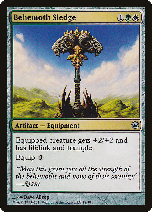 Magic the Gathering Card - Behemoth Sledge - MTG Circle