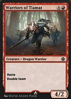 Magic the Gathering Card - Warriors of Tiamat - MTG Circle