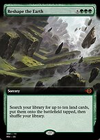 Magic the Gathering Card - Reshape the Earth - MTG Circle