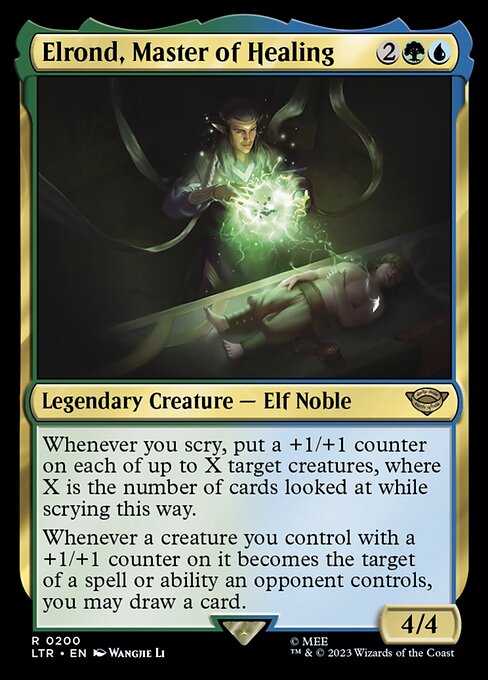 Magic the Gathering Card - Elrond, Master of Healing - MTG Circle