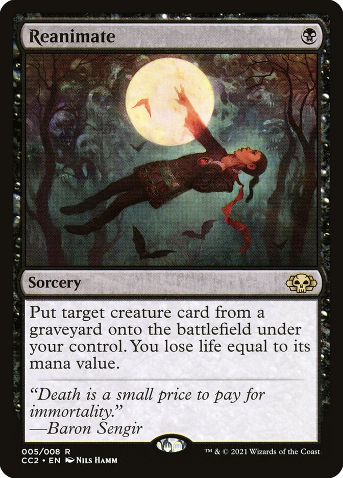 Magic the Gathering Card - Reanimate - MTG Circle