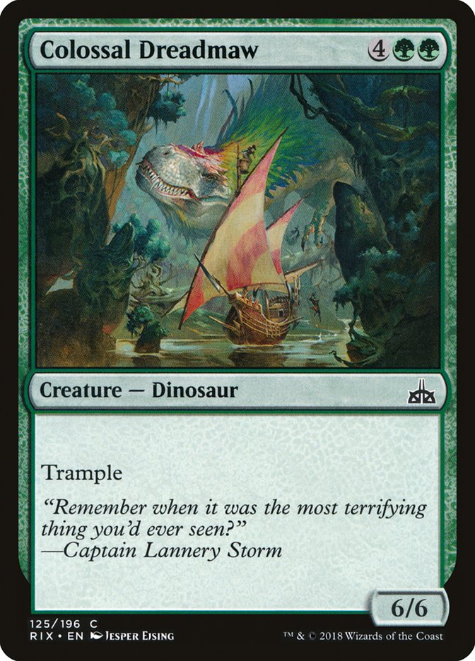 Magic the Gathering Card - Colossal Dreadmaw - MTG Circle