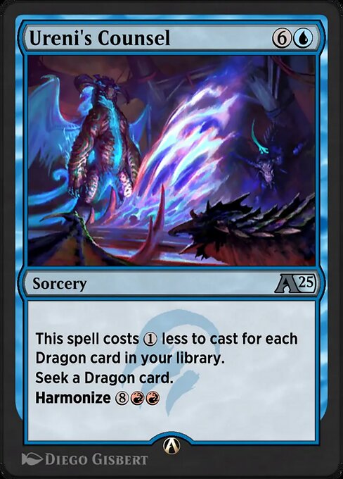 Magic the Gathering Card - Ureni's Counsel - MTG Circle