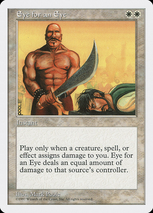 Magic the Gathering Card - Eye for an Eye - MTG Circle