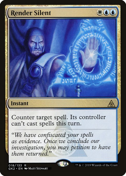 Magic the Gathering Card - Render Silent - MTG Circle