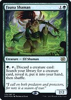 Magic the Gathering Card - Fauna Shaman - MTG Circle