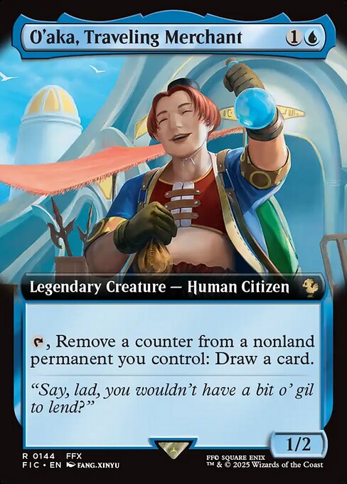 Magic the Gathering Card - O'aka, Traveling Merchant - MTG Circle