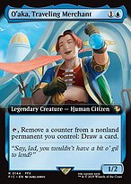 Magic the Gathering Card - O'aka, Traveling Merchant - MTG Circle