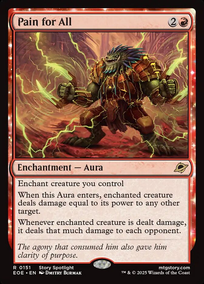 Magic the Gathering Card - Pain for All - MTG Circle