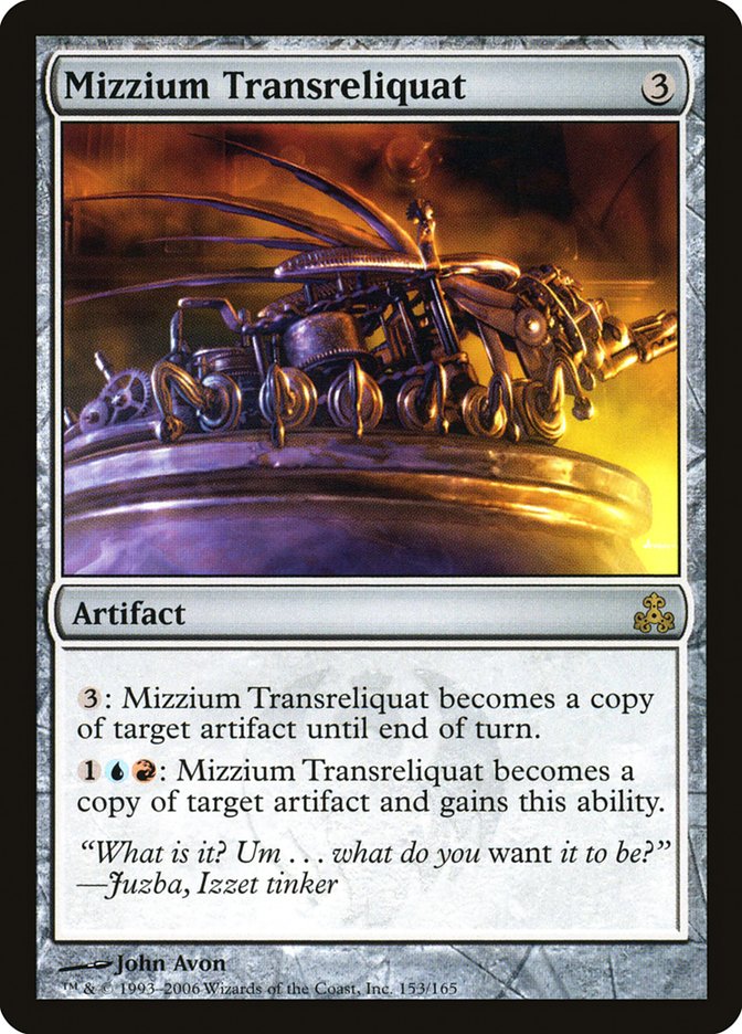 Magic the Gathering Card - Mizzium Transreliquat - MTG Circle