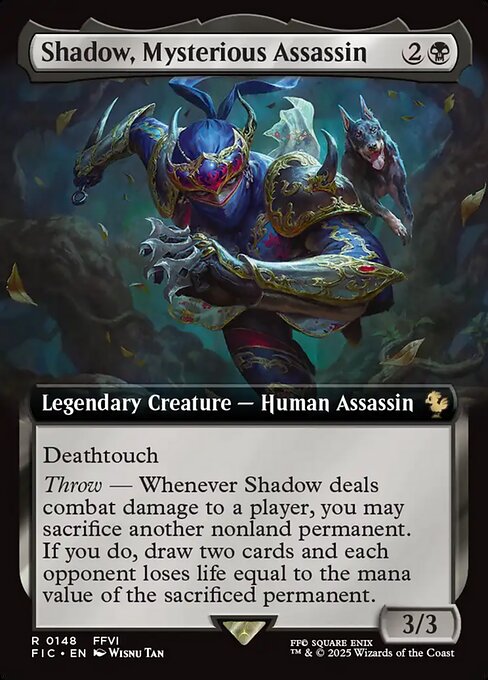 Magic the Gathering Card - Shadow, Mysterious Assassin - MTG Circle