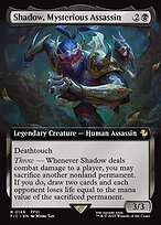 Magic the Gathering Card - Shadow, Mysterious Assassin - MTG Circle