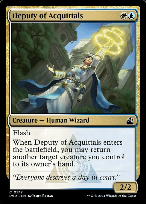 Magic the Gathering Card - Deputy of Acquittals - MTG Circle