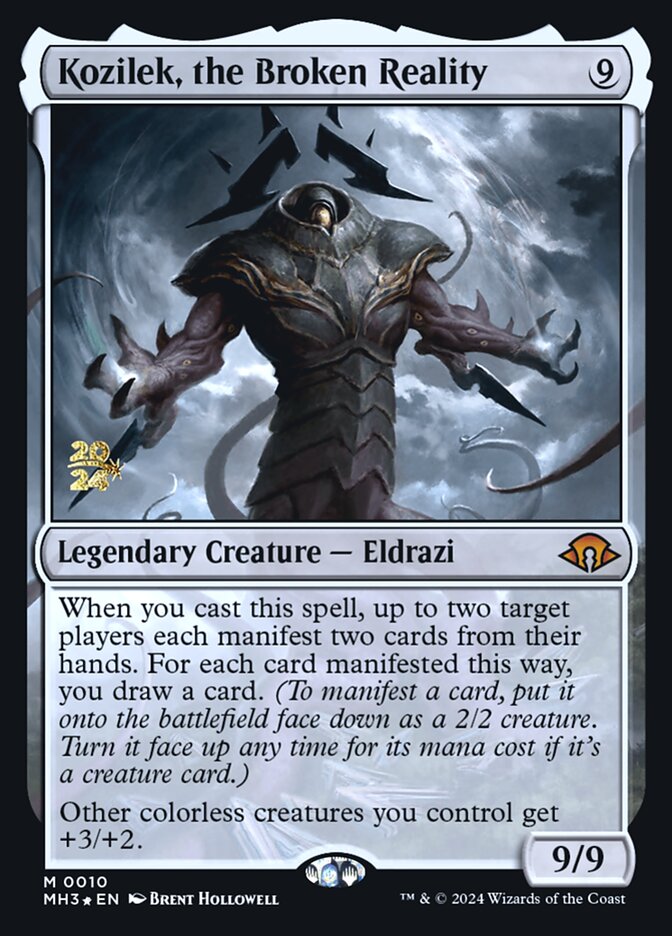 Magic the Gathering Card - Kozilek, the Broken Reality - MTG Circle