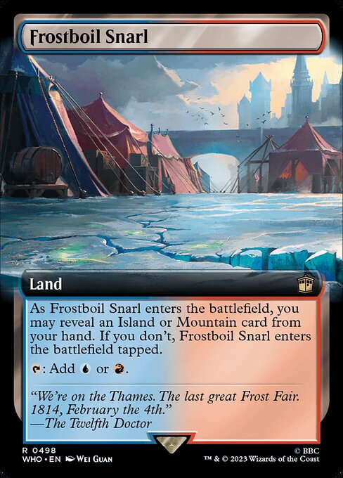 Magic the Gathering Card - Frostboil Snarl - MTG Circle