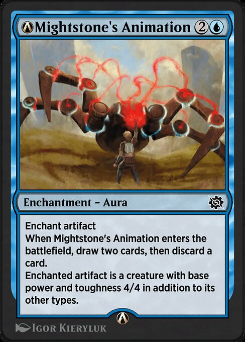 Magic the Gathering Card - A-Mightstone's Animation - MTG Circle